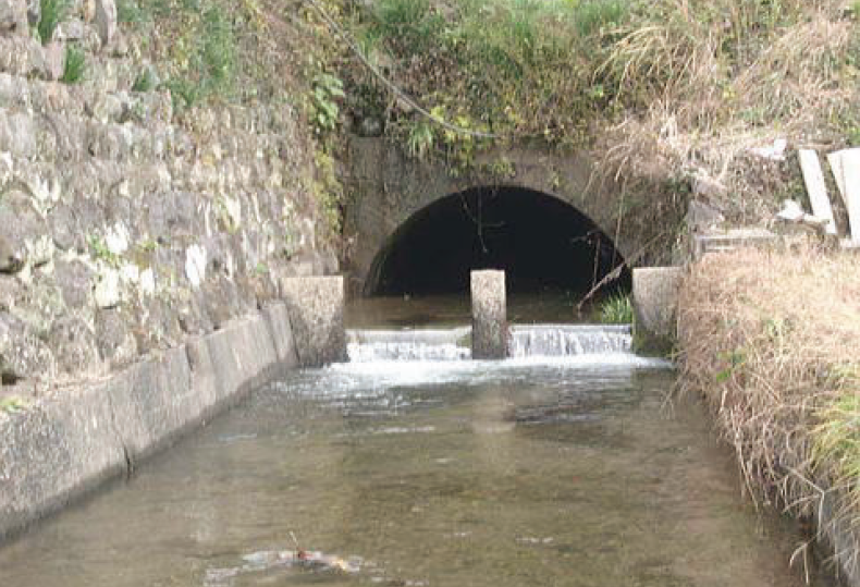 花巡廻水路隧道の写真