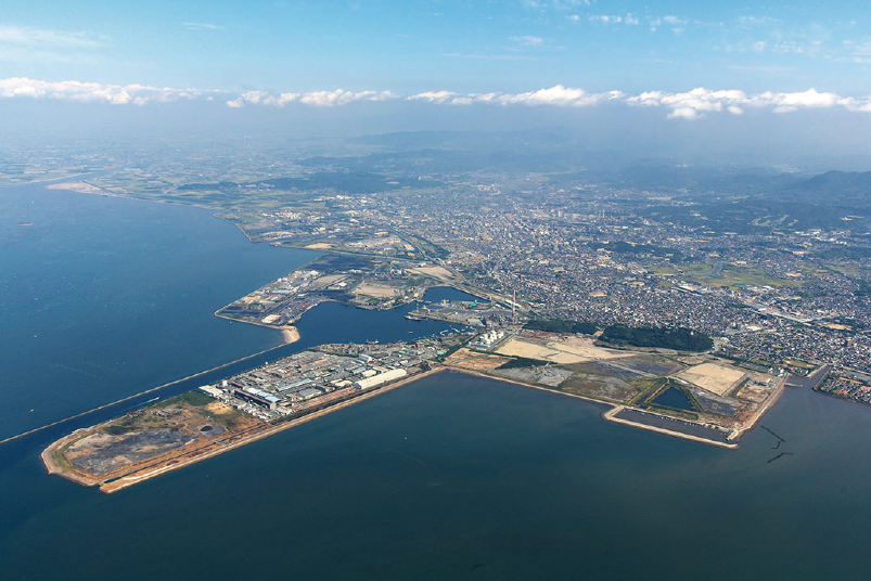 三池港・港口閘門・補助水堰の写真