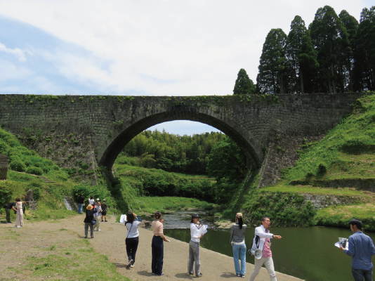 国宝となった通潤橋