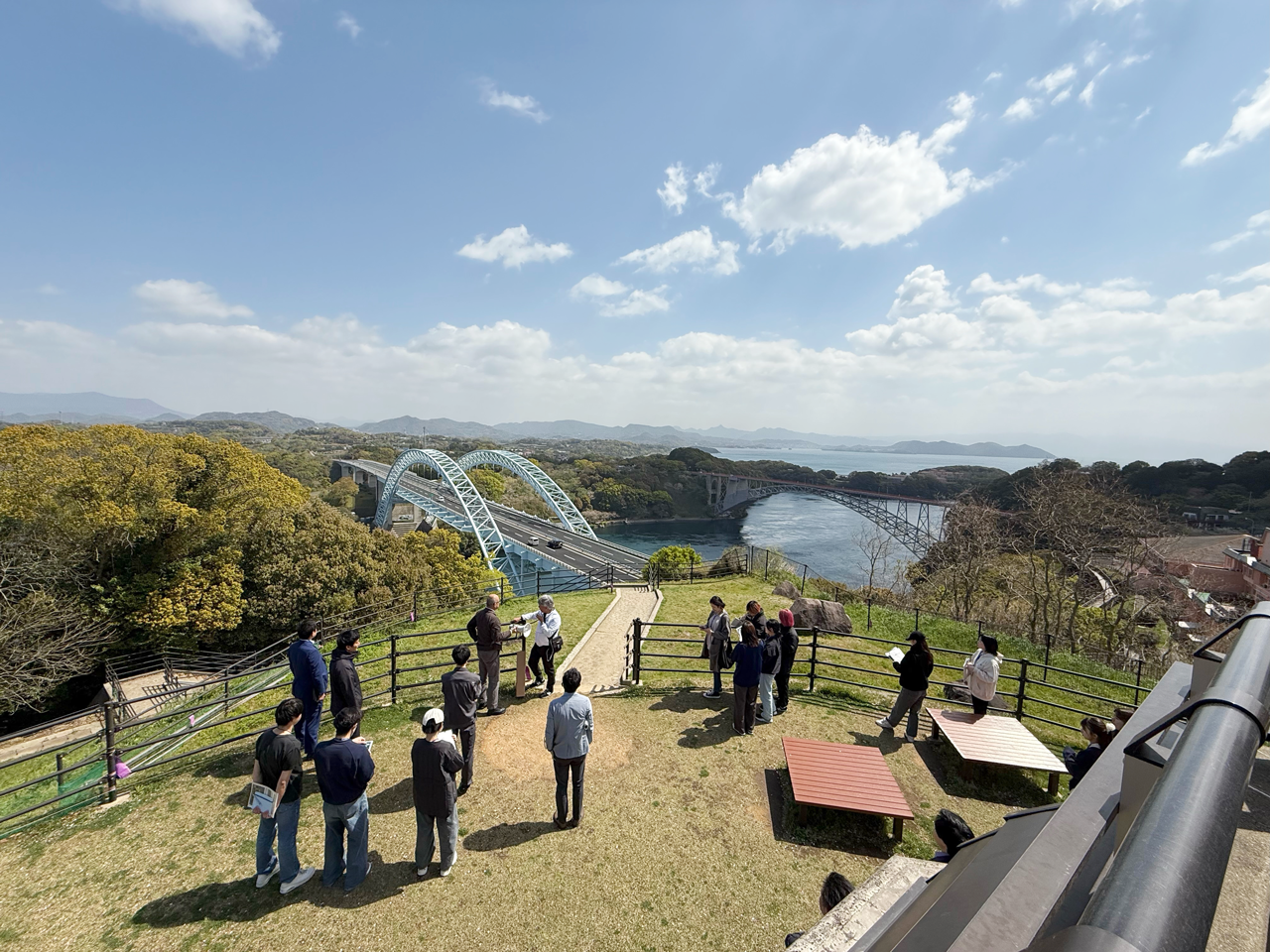 「西海の丘展望台」からの眺め